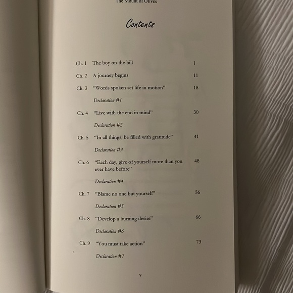 Author signed book-The Mount of Olives: 11 Declarations to an Extraordinary Life - Picture 3 of 6